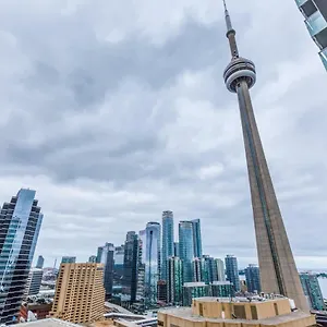 Chol Furnished Heart Of Downtown Toronto, 2 Beds, Free Parking, Cn Tower View Canadá